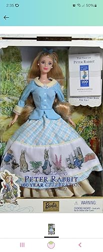 ピーターラビットとBarbieのコラボ Amazon.co.jp: Barbie Peter Rabbit 100 Year Celebration Collector
