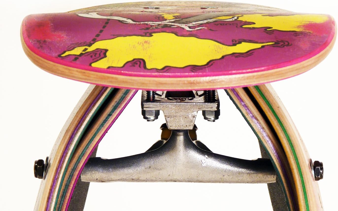 Deckstool Recycled Skateboard Stool