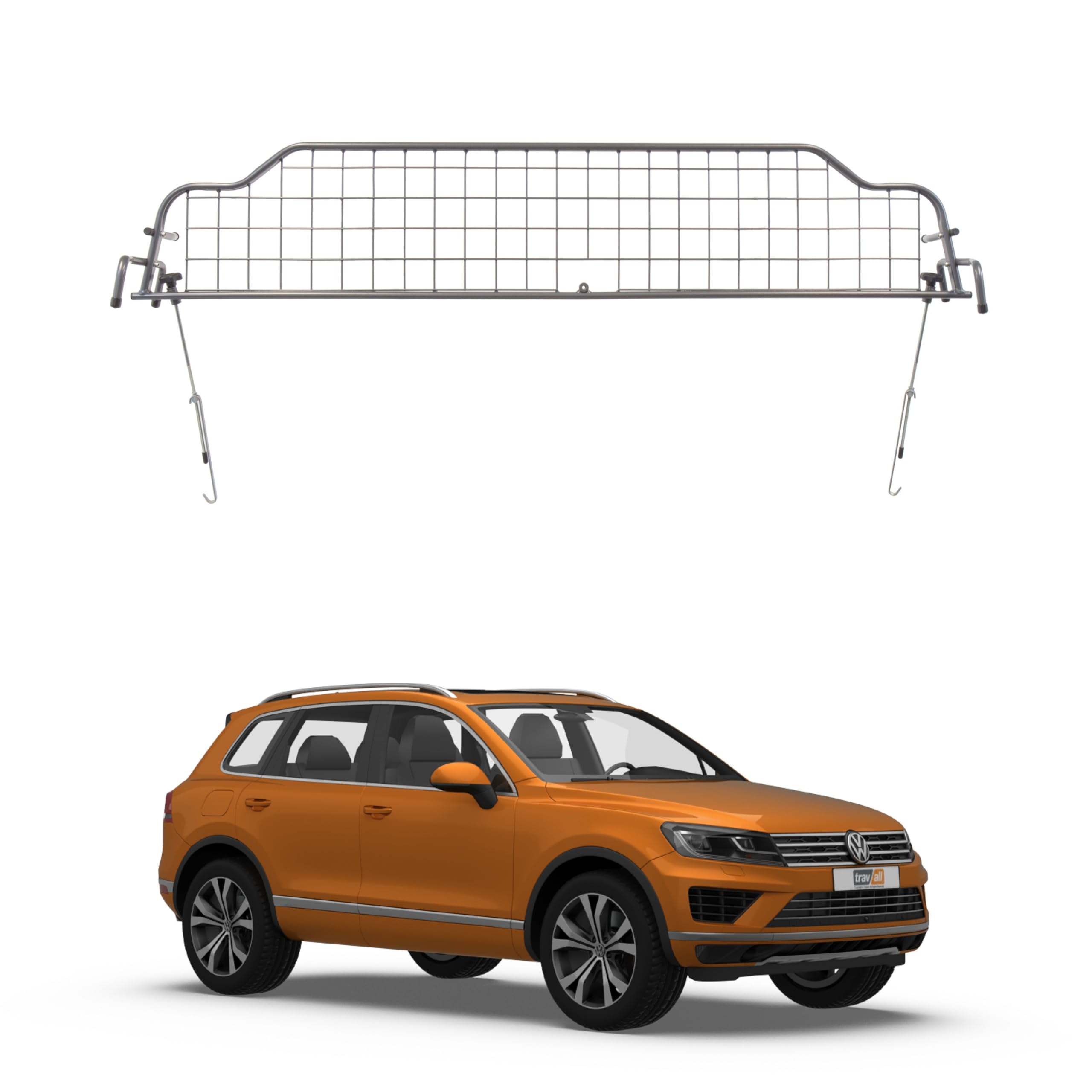 Travall Guard Hundegitter Kompatibel Mit Volkswagen Touareg (2010-2018) TDG1357 - Maßgeschneidertes Trenngitter in Original Qualität