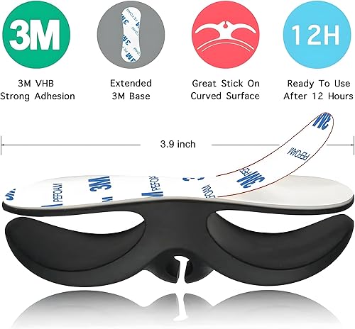 Miniatura 7 de Paquete de 4 organizadores de cables mejorados para electrodomésticos de cocina con soporte autoadhesivo, organizador de cables para