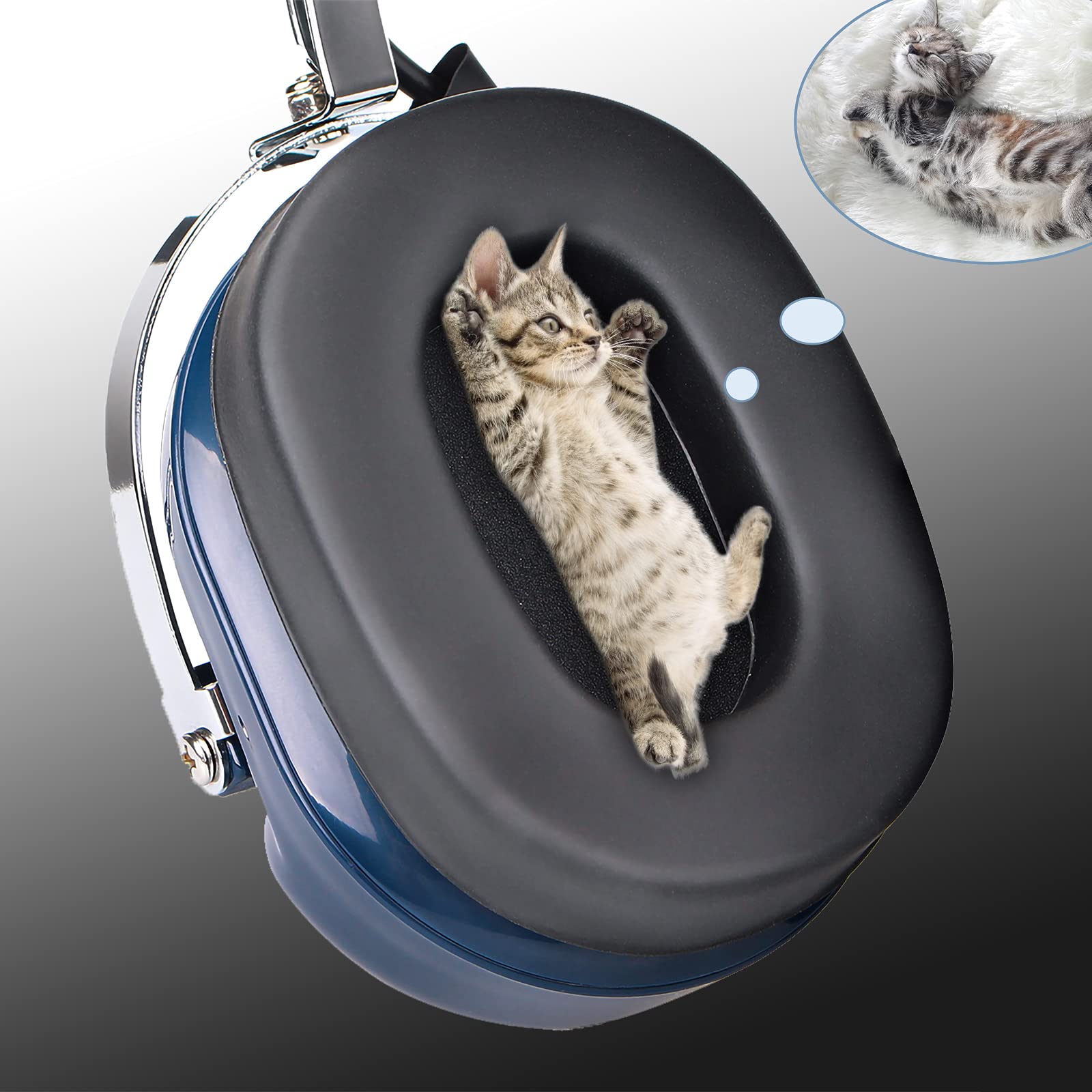 Retevis Casque Aviation Écouteur Casque Réduction de Bruit VOX Oreillette Compatible avec Talkie Walkie RT24 RT27 RT619 BAOFENG BF-888S UV-5R Kenwood HYT TYT WOUXUN (Bleu,1 Pcs)