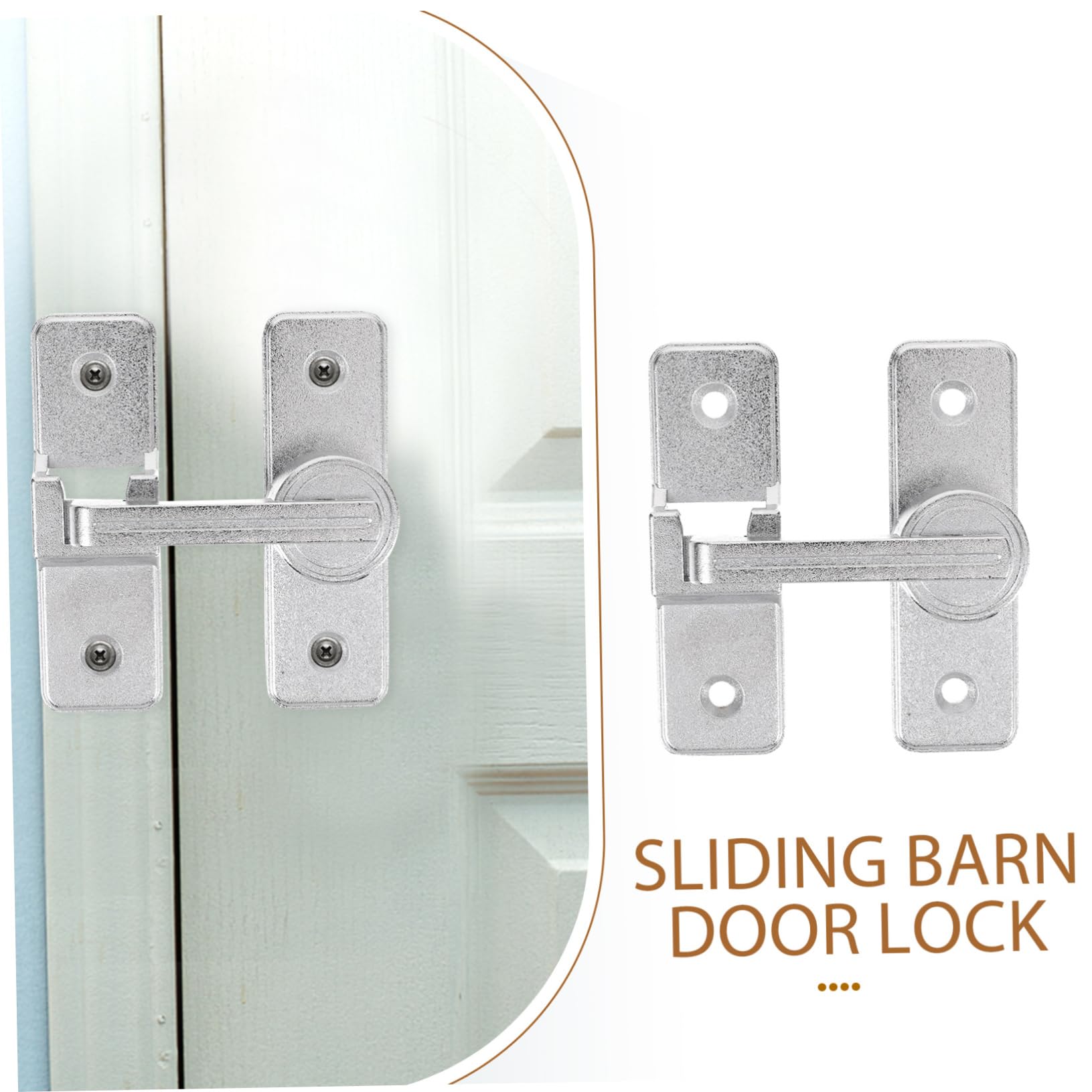 Hemobllo 5stücke Barn Door Lock Türverriegelung Für Schiebetüren Stabiler Und Praktischer Türverschluss Für Privatsphäre Und