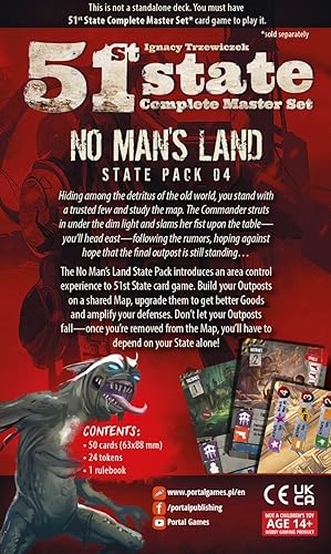 Miniatura 3 de 51st State No Mans Land by Portal Games, juego de mesa de estrategia