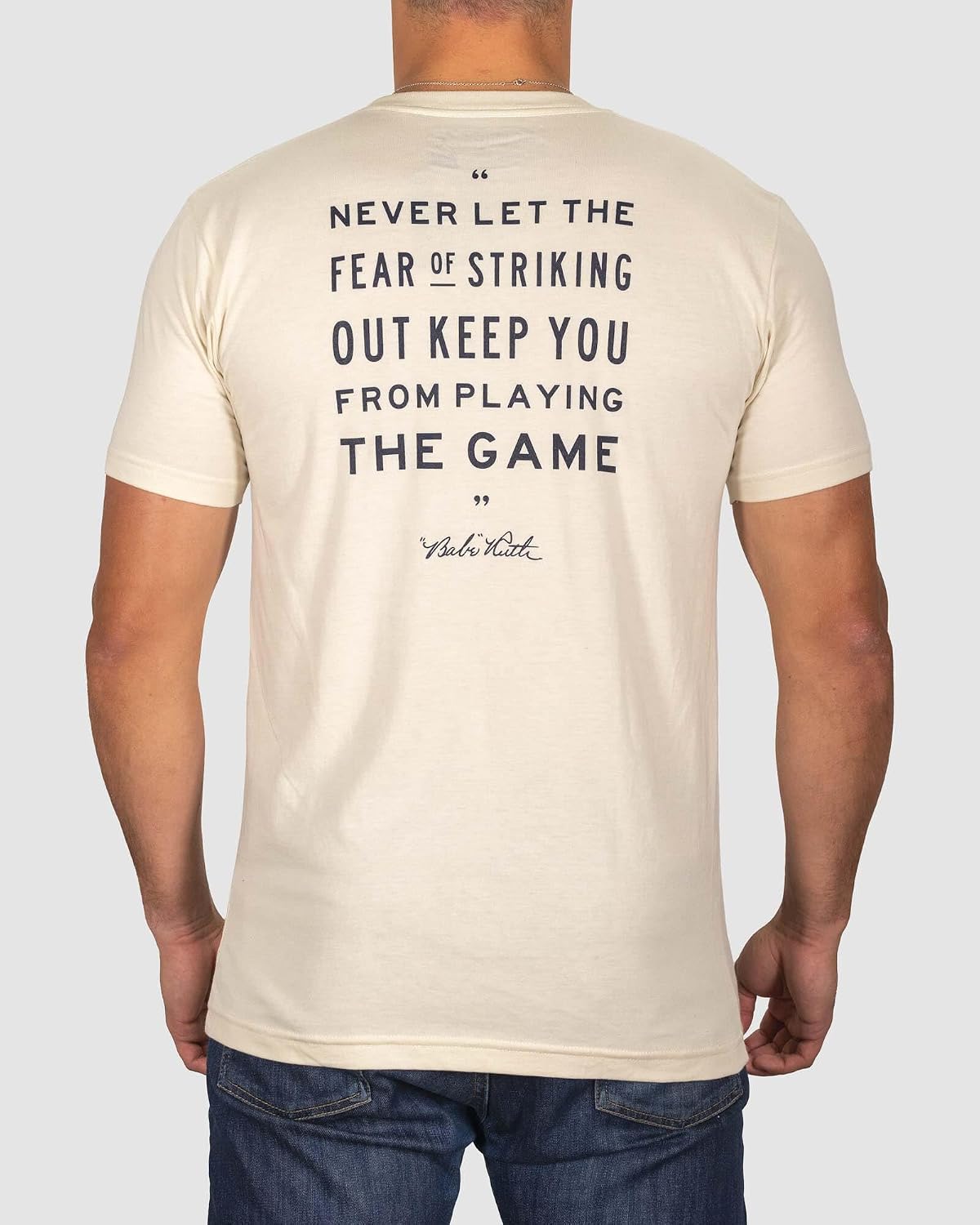 Baseballism Adult Babe Ruth No Fear T-Shirt