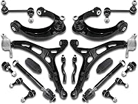 POWERGEAR 16-Piece Suspension Kit for 2011-2015 Dodge Durango & Jeep Grand Cherokee - Control Arms, Ball Joints, Links, Tie Rods