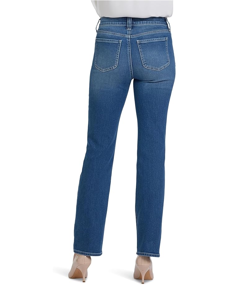 NYDJ Petite Marilyn Straight Utility Welt Pocket Jeans in Romantic Indigo - #2 of 3