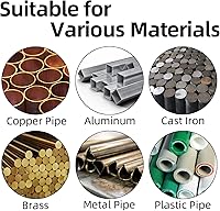 Vista 5 de Rosca métrica M8 X 1.25, HSS, rosca de máquina, mano derecha M8x1.25mm