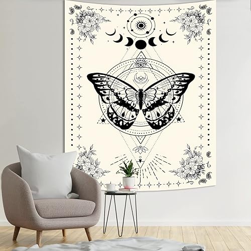 Miniatura 10 de Avinyl Van Gogh - Tapiz de arte de pared de jardín de primavera para dormitorio, pintura al óleo abstracta estética, vintage, para colgar en la