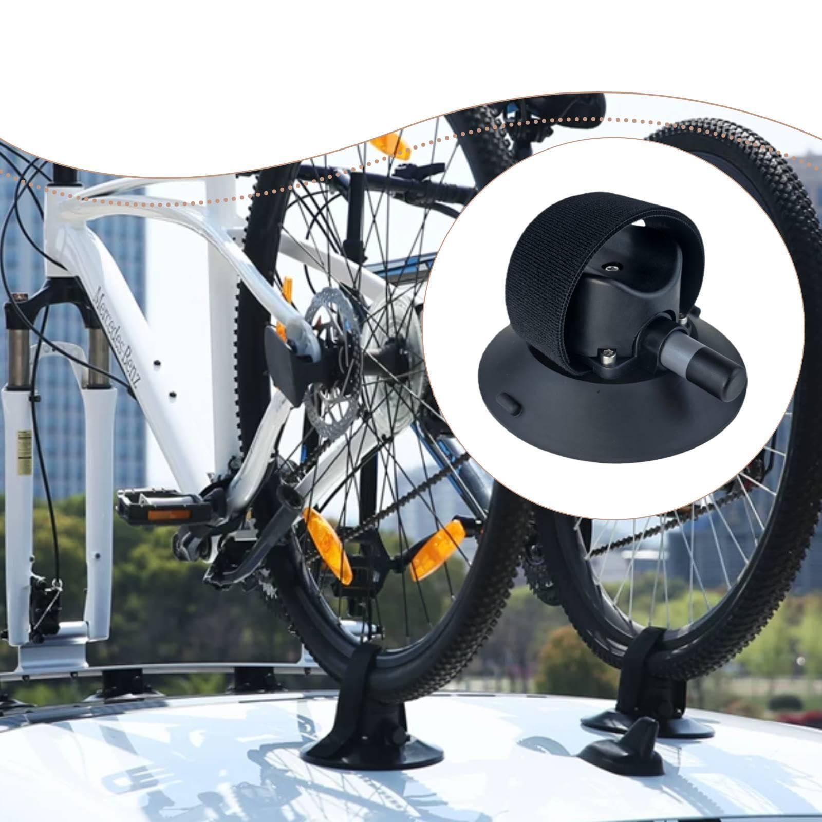 Robuster Fahrradträger mit Saugnapf für Autos, Direkter Ersatz, Schwarz, Professionelles Und Stabiles Zubehör, Band