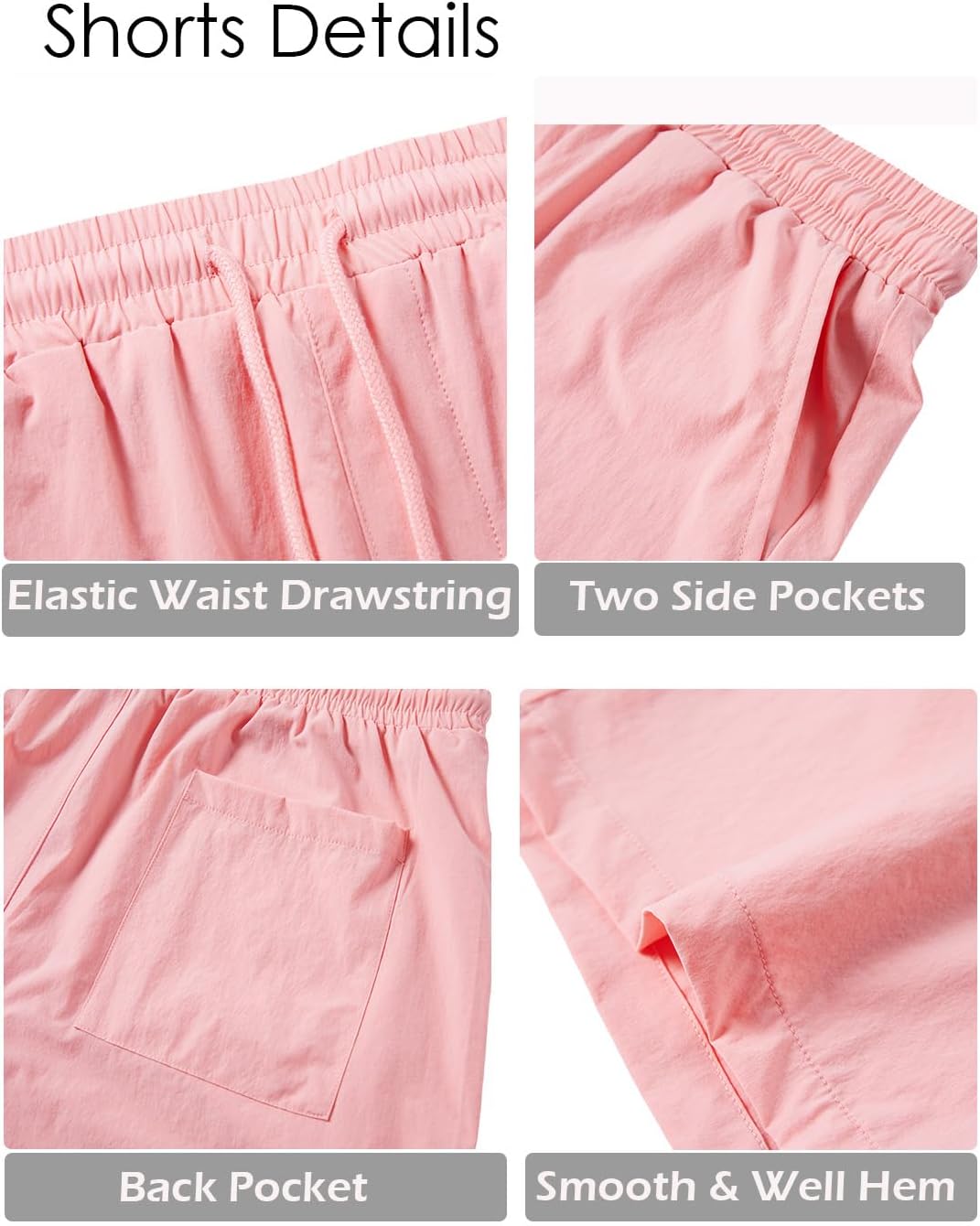 EISHOPEER Men's Flower Shirt Hawaiian Sets Casual Button Down Short Sleeve Shirt and Solid Quick Dry Beach Shorts S-3XL - Image 4