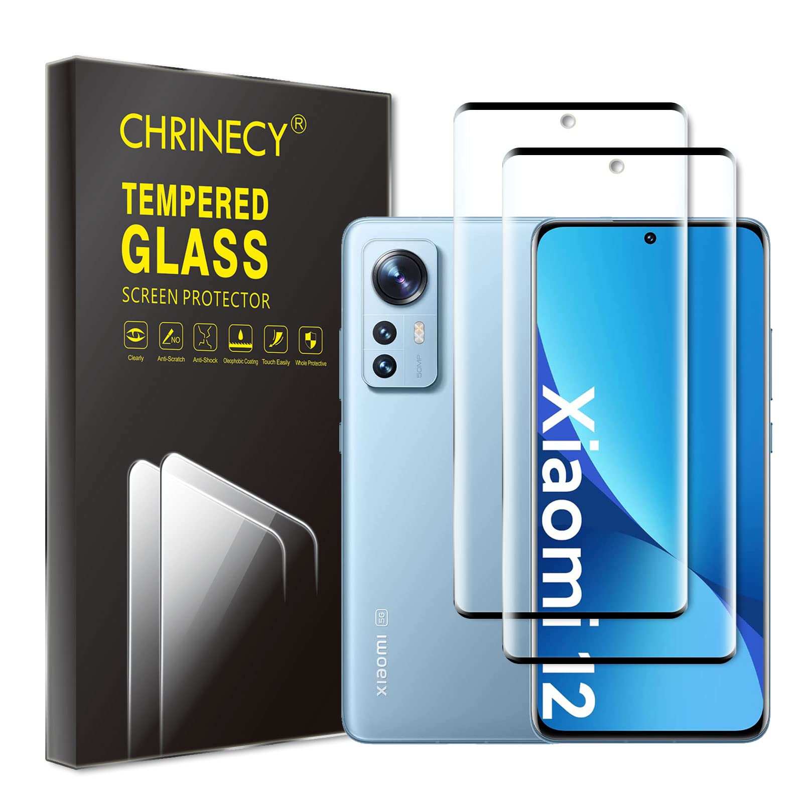 Pellicola Protettiva in Vetro Temperato per Xiaomi 12/12x