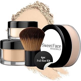 Juego de maquillaje kabuki Sweet Face Mineral...