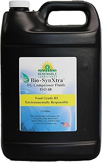 Renewable Lubricants Compressor Oil, 1 gal, ISO 68, Yellow