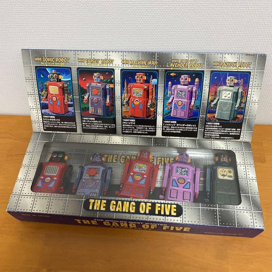 ティントーイロボット　5人のギャング ティントーイロボット 5人のギャング ティントーイロボット 5人