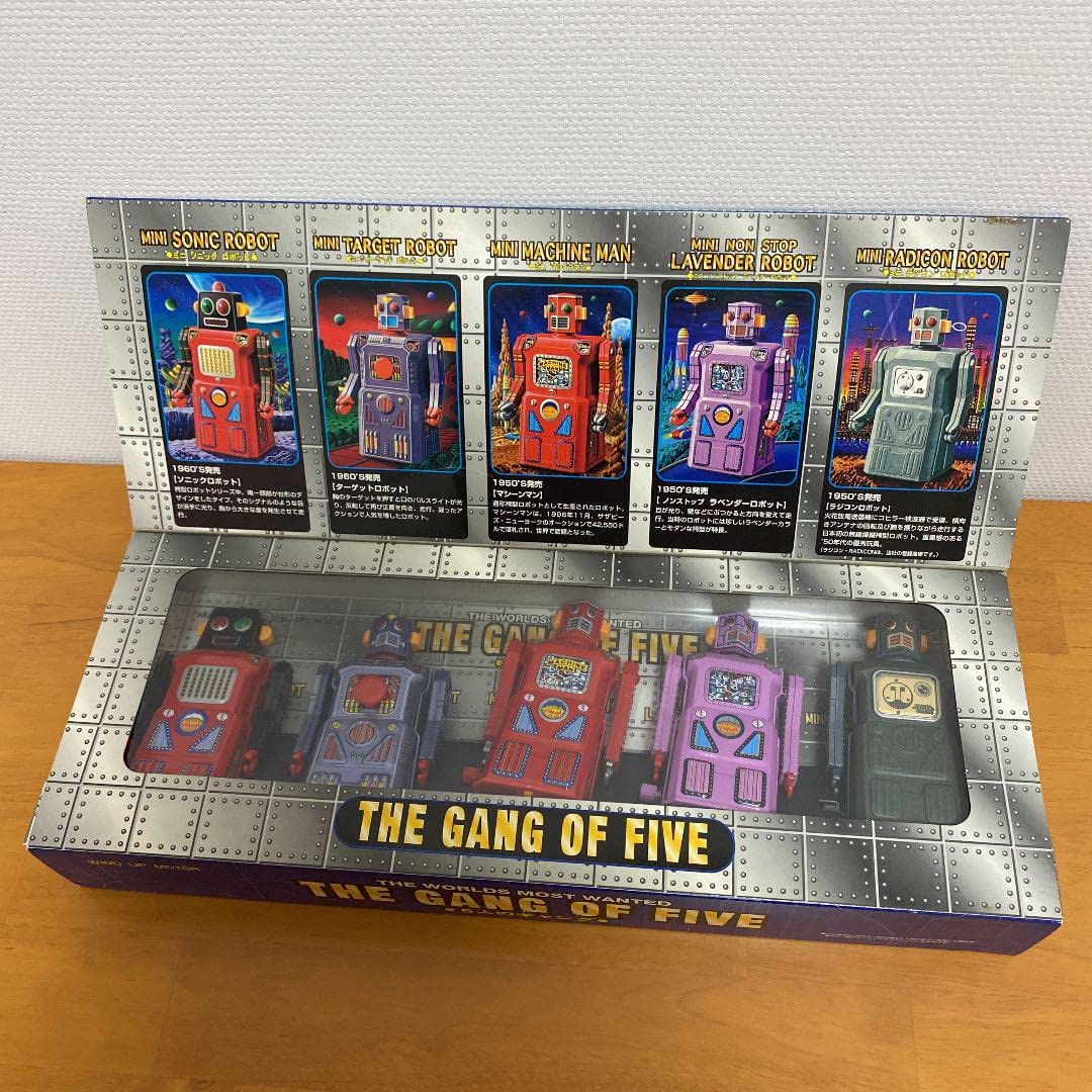 Amazon | 増田屋 5人のギャング ロボット ブリキ フィギュア