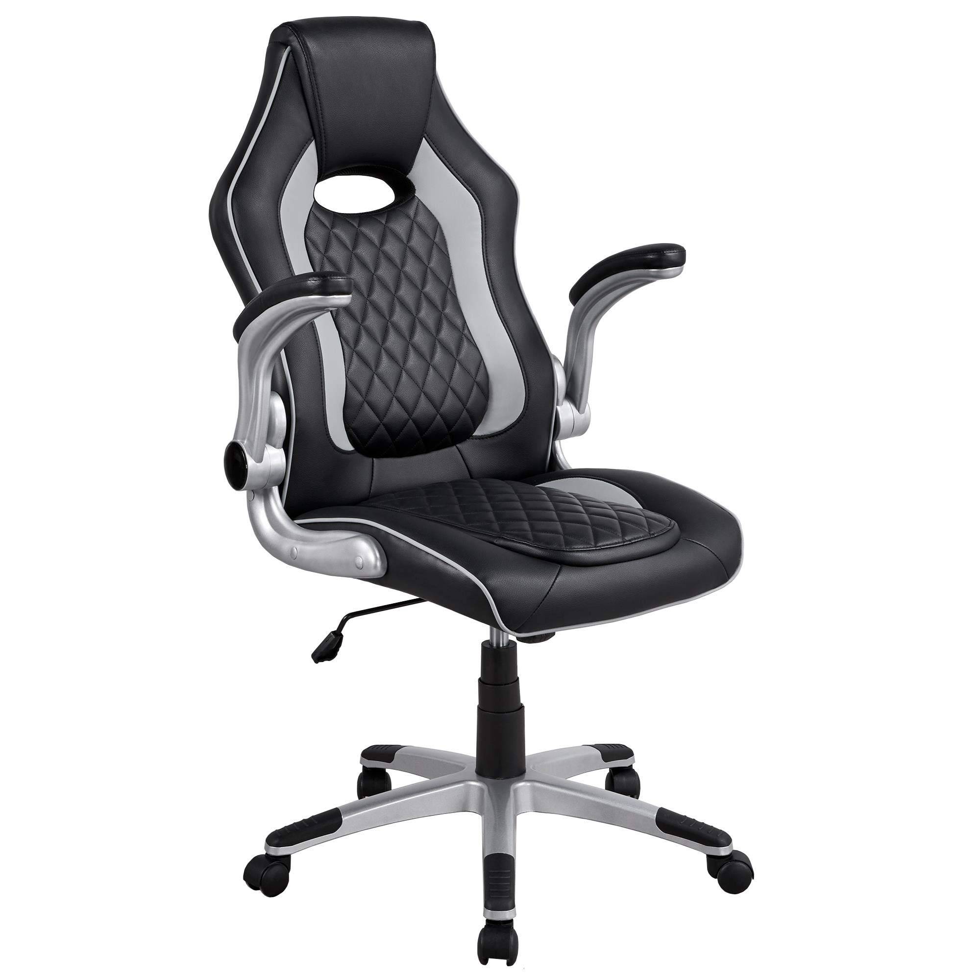 Yaheetech Gaming Chair Lumbar Support Office Chair High Back Racing