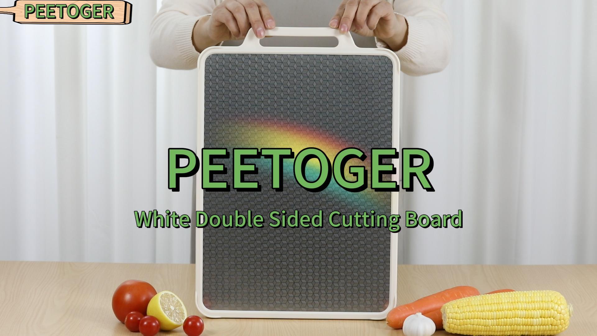 Tabla de cortar rectangular de acero inoxidable PEETOGER miniatura 7