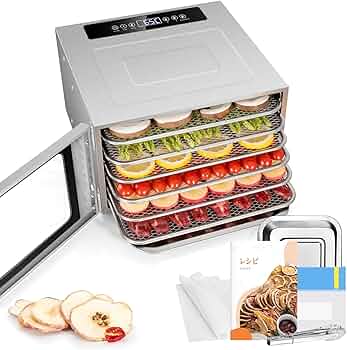 Amazon.co.jp: Kwasyo 6層フードドライヤー 食品グレード304ステンレス Amazon.co.jp: Kwasyo 6層フードドライヤー 食品グレード304ステンレス