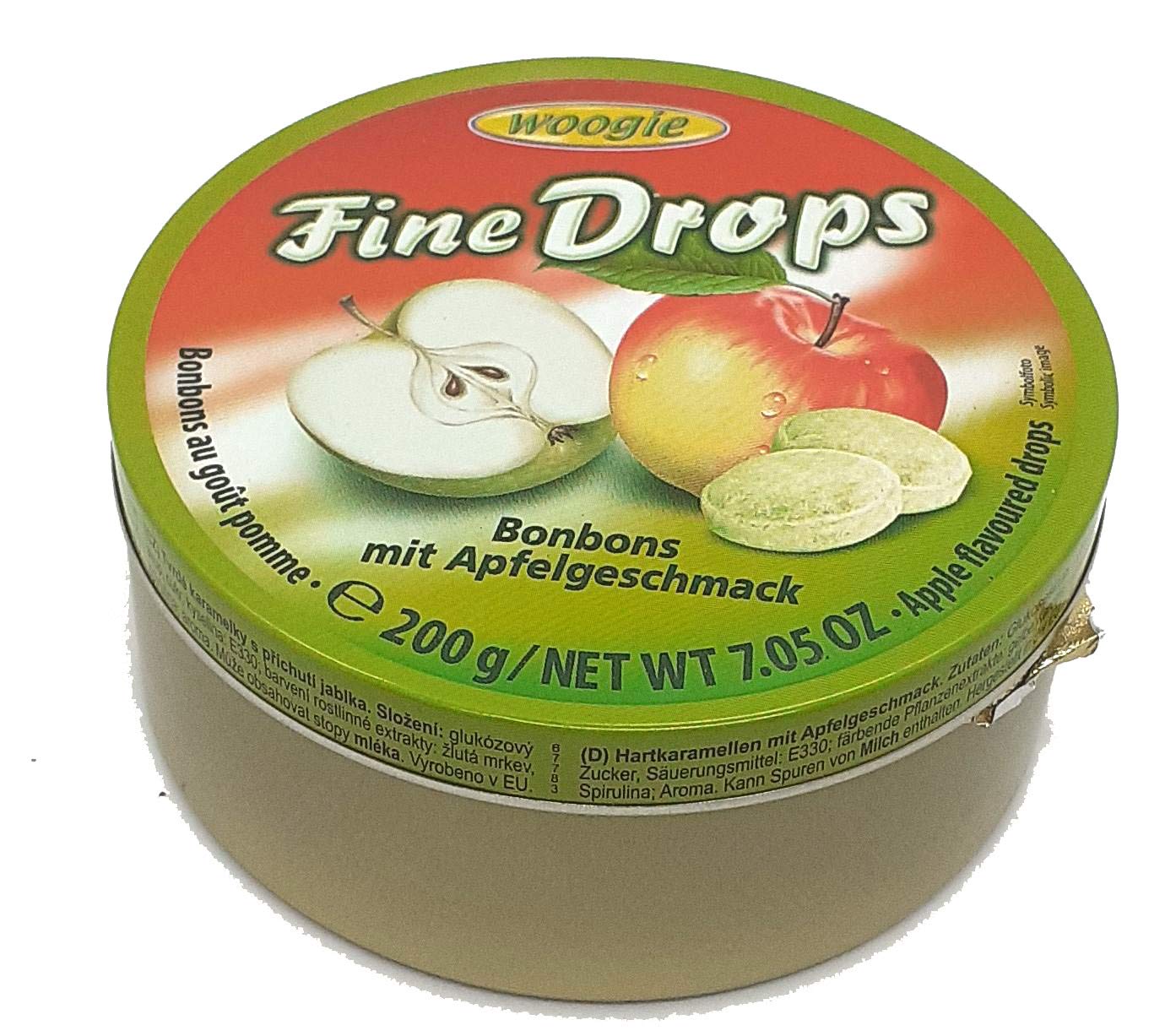 Woogie Fine Drops Appel 200 g