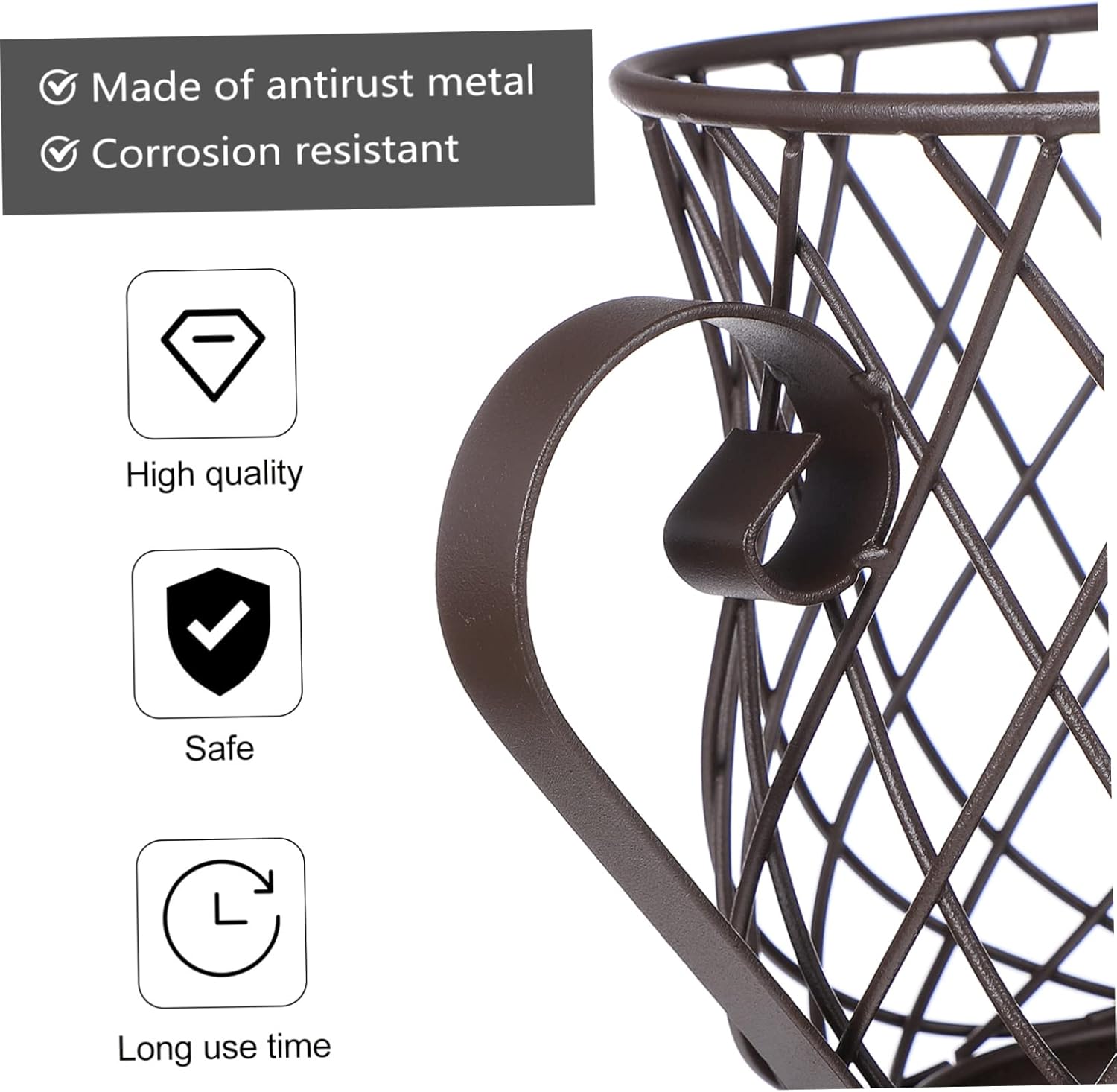 Metal Coffee Pod Holder Elegant Silver Coffee Organizer Basket for Capsules Snacks Fruits Multifunctional Storage for Countertop Use