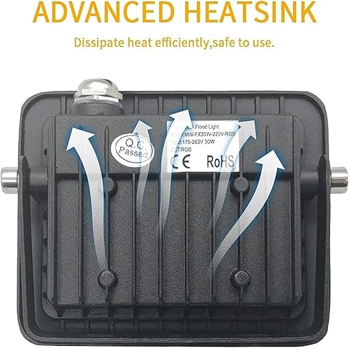 Miniatura 5 de Foco de luz LED de 10 W, 20 W, 30 W, 50 W, 100 W, Miheal, lámpara de búsqueda LED, reflectores de 110 V, para exteriores, jardín, calle, cuadrado