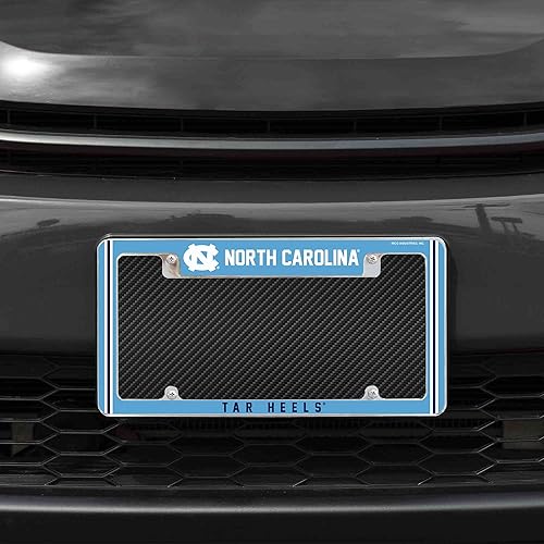 Miniatura 319 de Rico Industries NCAA Classic 12" x 6" Chrome All Over Automotive License Plate Frame for Car/Truck/SUV