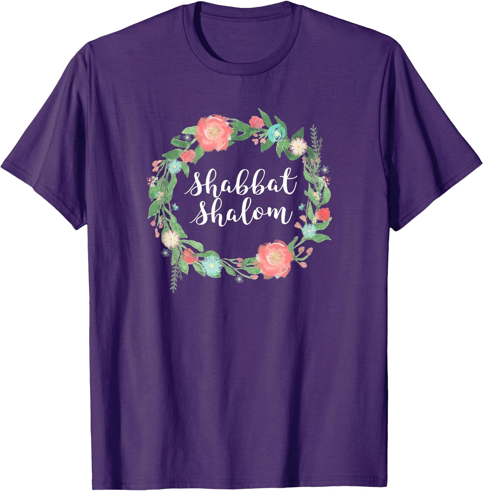Shabbat Shalom tshirt - Hebrew Jewish Sabbath t shirt T-Shirt