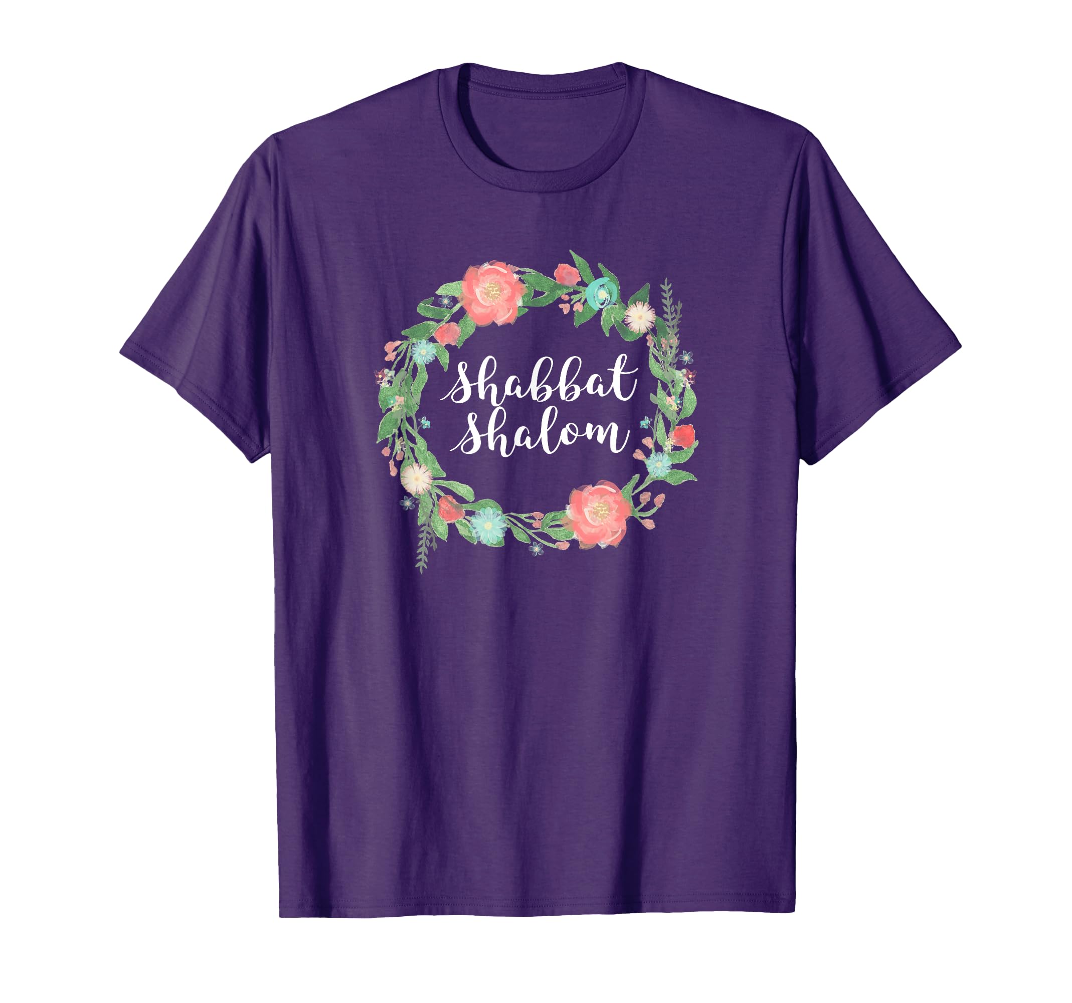Shabbat Shalom tshirt - Hebrew Jewish Sabbath t shirt T-Shirt