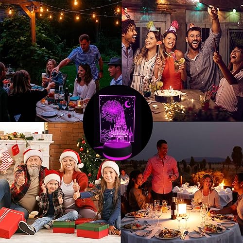 Miniatura 3 de Lámpara de ilusión 3D de fútbol de rugby, decoración nocturna óptica visual 3D, decoración de mesa de dormitorio, regalo de cumpleaños de Navidad