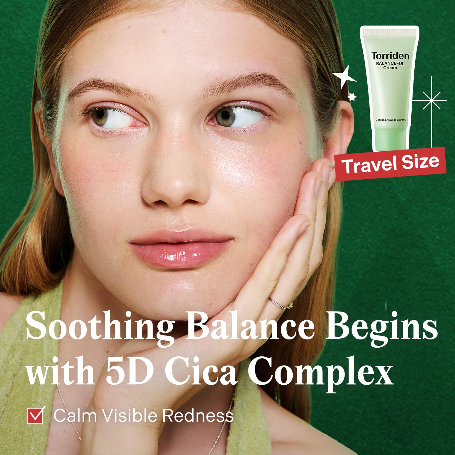 Torriden Holiday Wonder Pop Duo Gift Set (Green) | DIVE IN Hyaluronic Serum + BALANCEFUL Cica Cream | Korean Skincare for Deep Hydration & Soothing | Perfect Stocking Stuffer for Women & Teens - Image 4