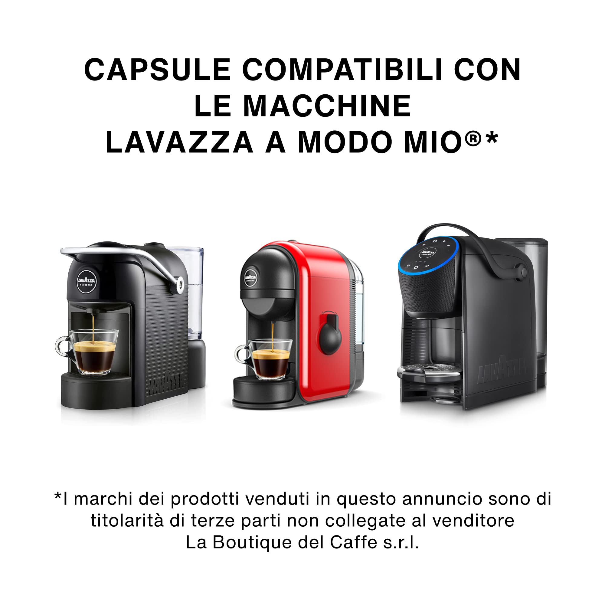 Italian Coffee 280 Capsule Caffè Genova Dek Compatibile con Lavazza A Modo Mio