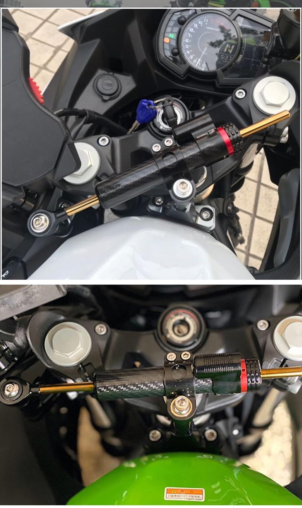 Per DUCATI Panigale 1199 1199S PANIGALE V4 V4s S2r1000 S4 S4R S4RS Moto Ammortizzatore Di Sterzo Stabilizzatore Lineare Invertito Staffa