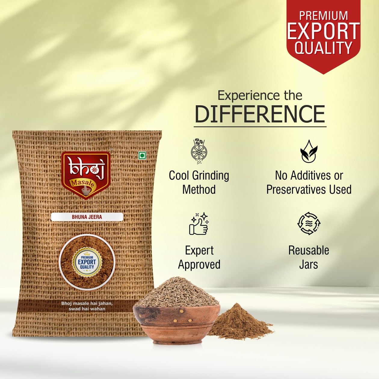 Bhoj Masale Fresh and Natural | Roasted Cumin Powder 100GM | Bhuna Jeera Powder | Indian Spice Masala | Zero Additives And Preservatives - Image 5 thumbnail