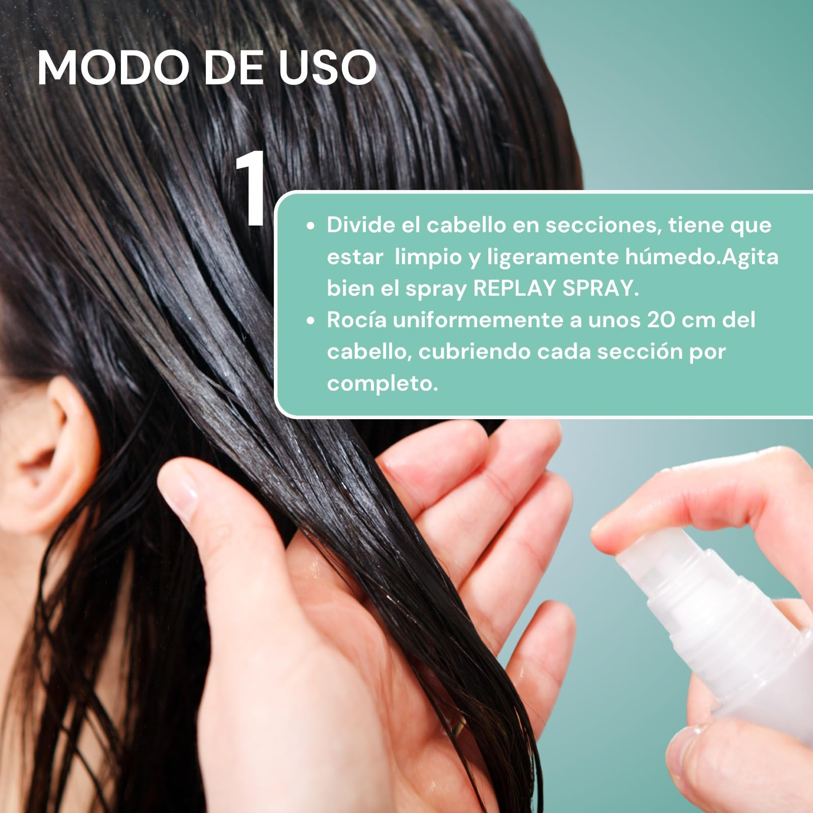 Spray anti frizz pelo 125ml Protector Repelente Agua Cabello termico alisado antiencrespamiento hidratante