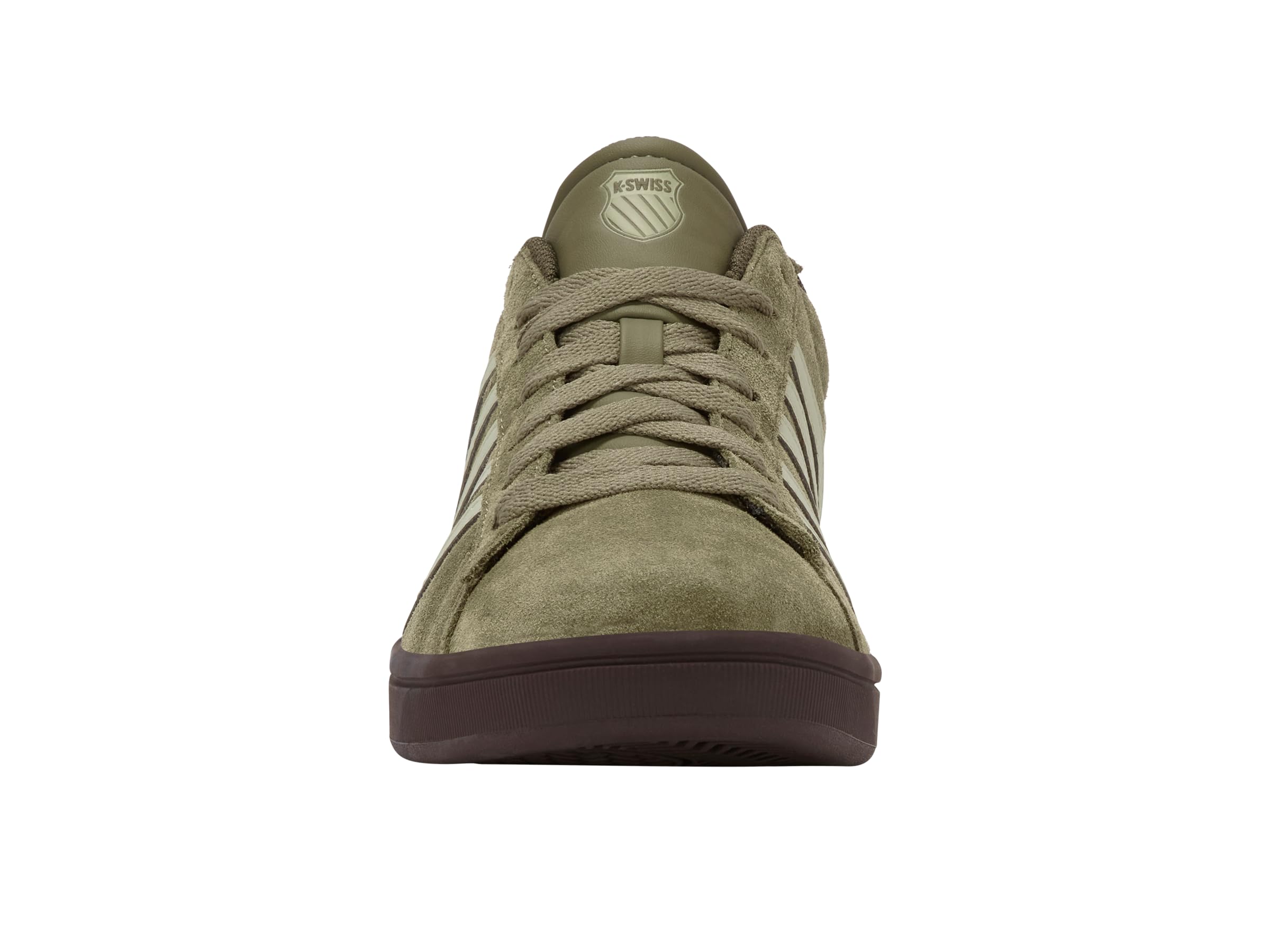 K-Swiss Court Tiebreak II SDE Herren Leder Sneaker Schuhe 09492-367 dunkelgrün