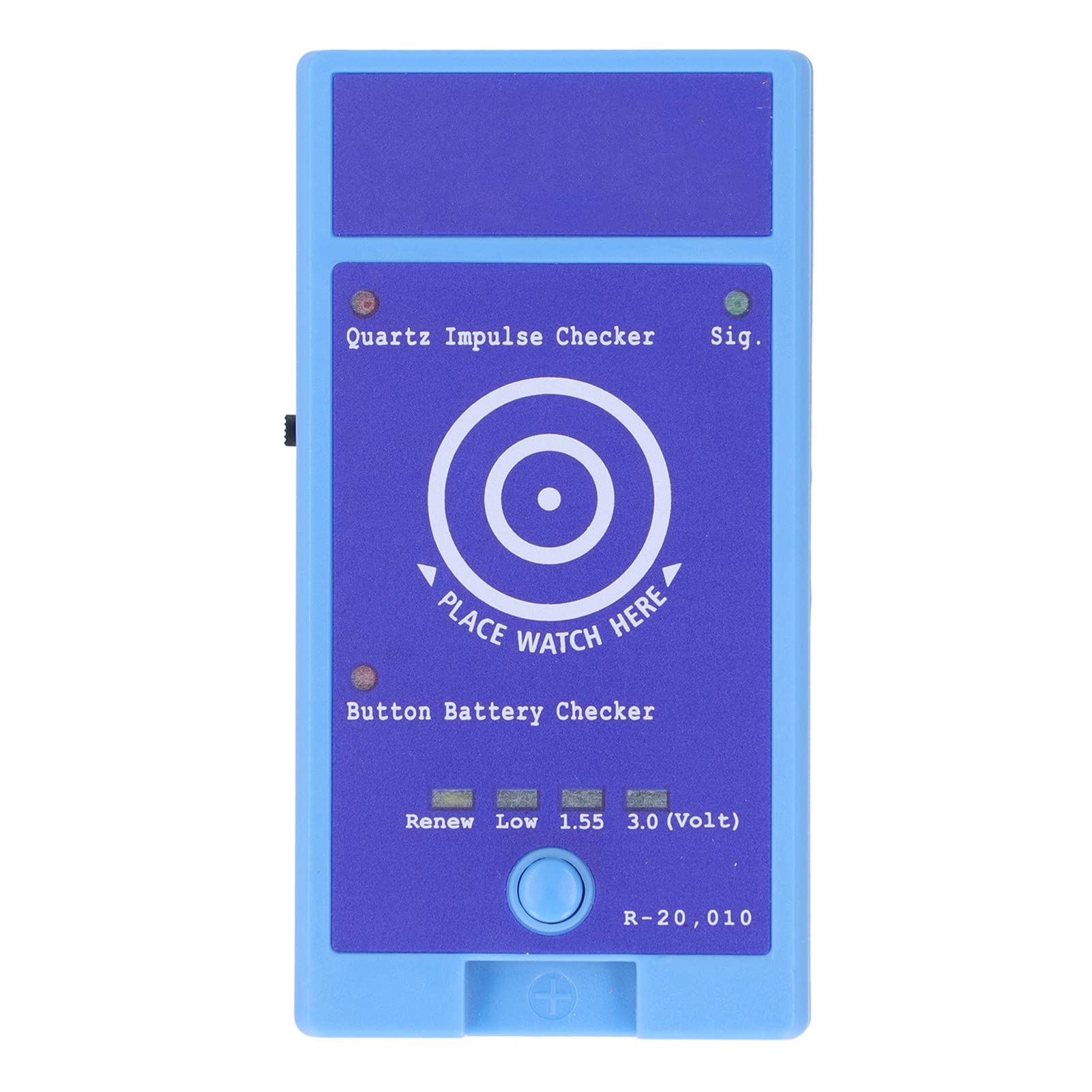 Hyuduo Detector de Reloj de Cuarzo Probador de Impulso de Cuarzo Portátil y Verificador de Batería de Botón Comprobador de Batería de Reloj Fácil de Transportar de Doble Propósito para Reparación