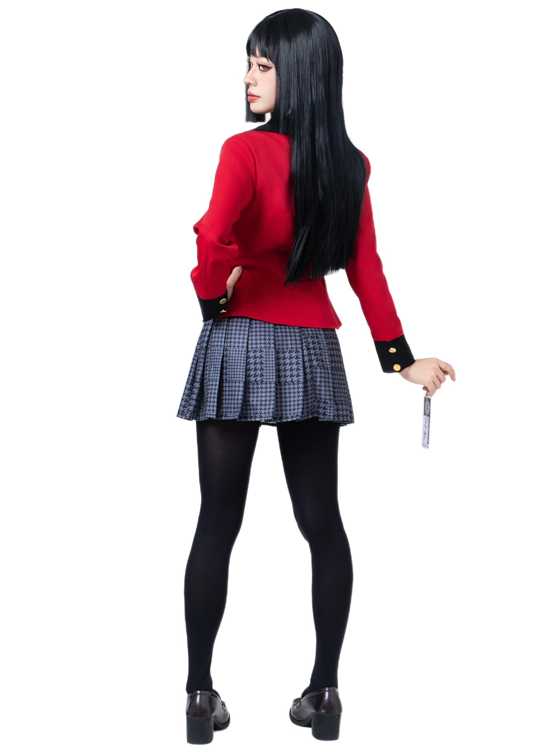 OSIAS Anime Kakegurui Jabami Yumeko Disfraz de Cosplay