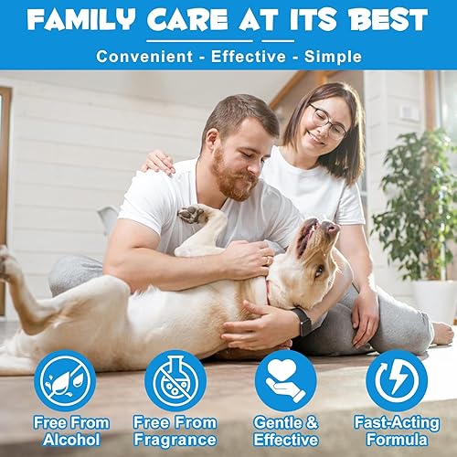 Miniatura 11 de Tratamiento de infección de oído de perro, limpiador de oídos de gato y perro para aliviar la picazón, antiséptico, depilación, limpieza,