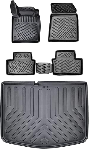 Ehiltek - Juego completo de alfombrillas para Nissan Juke 2020-2023, cobertura máxima para todo tipo de clima, durabilidad, resistente al agua,