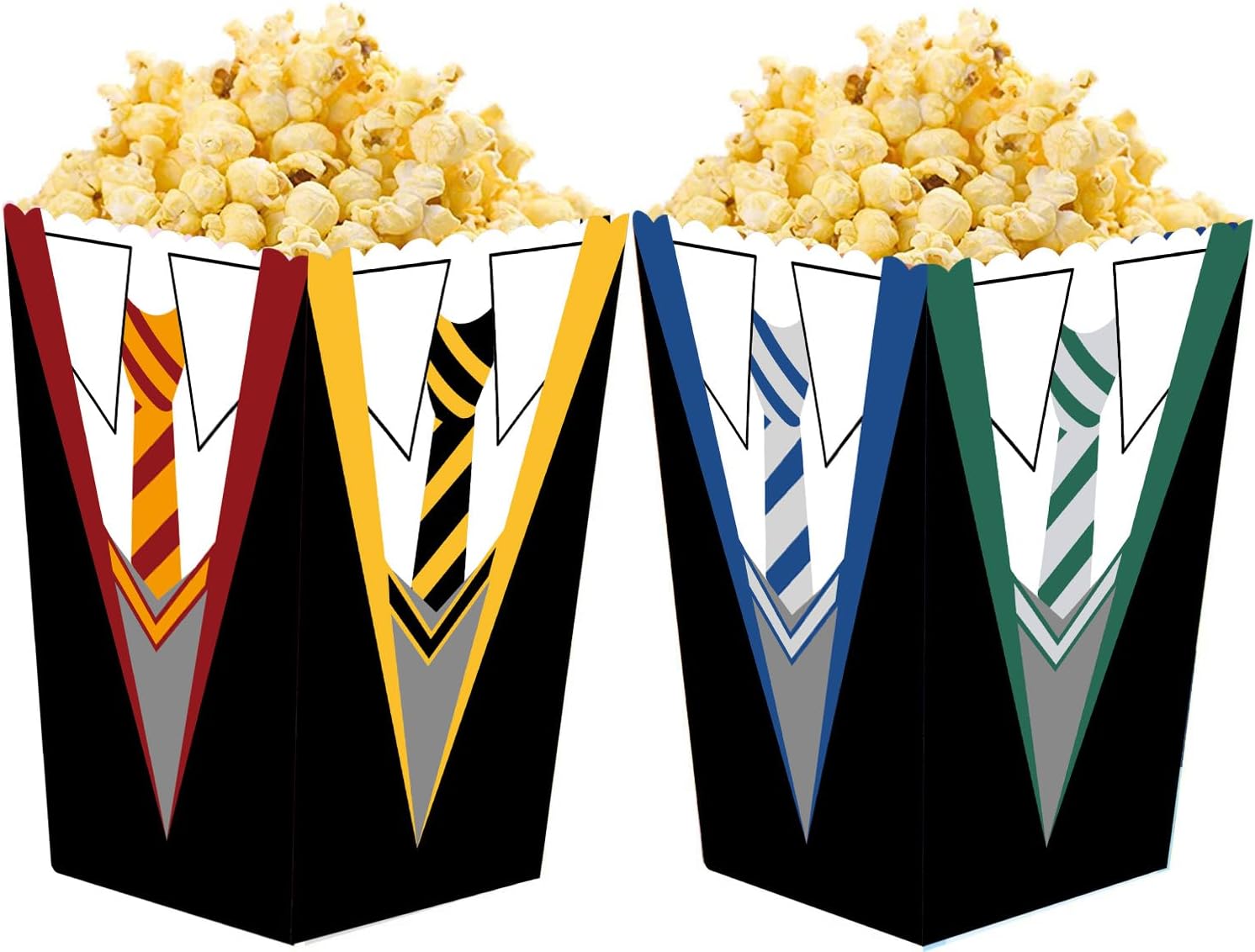 24 Pcs Magical Wizard party popcorn Box, party Candy cookie Box- Snack Containers for Baby Shower Harry themed Birthday Party Supplies