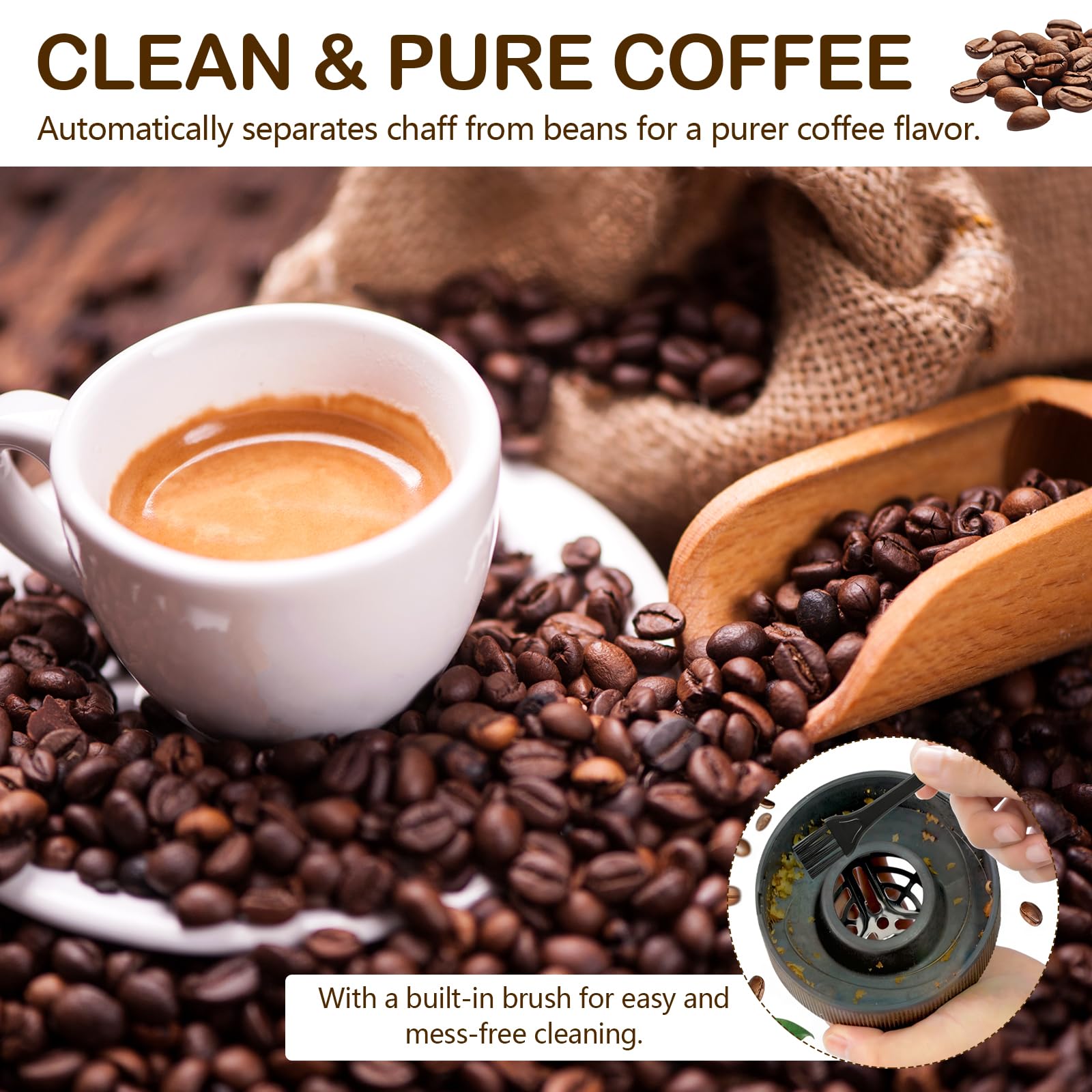 Torréfacteur à café à air chaud 200 g, machine automatique 2200 W pour grains de café, bol à grains séparé, température et minuterie réglables en continu, idéal pour la maison et le café