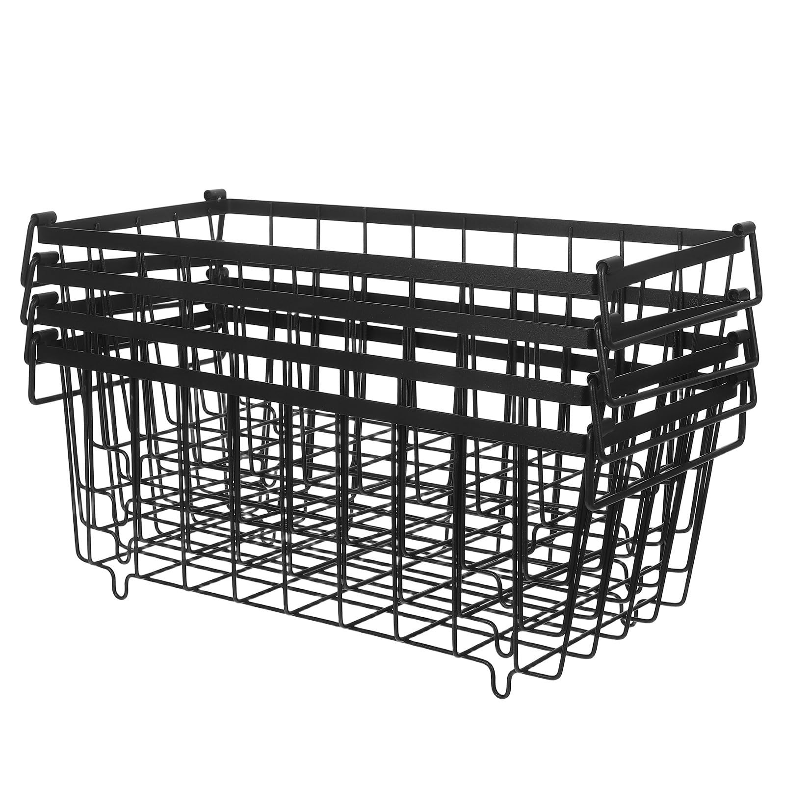 4 Piezas Cesta Organizadora de Malla de Alambre