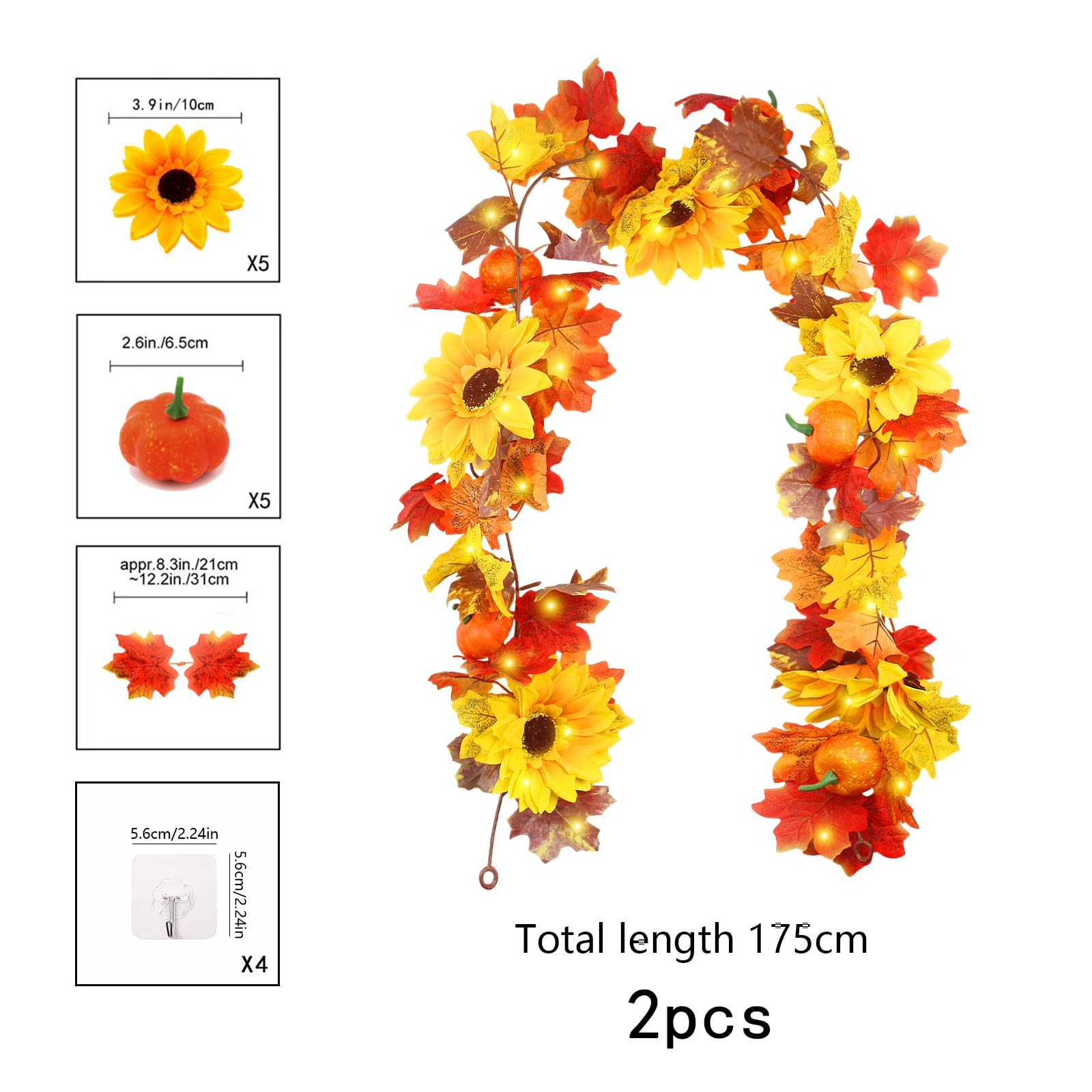 GEEORY Herbst-Flagge Mit Kürbis & Sonnenblumen – Doppelseitig, Wetterfest, Für Garten & Terrasse