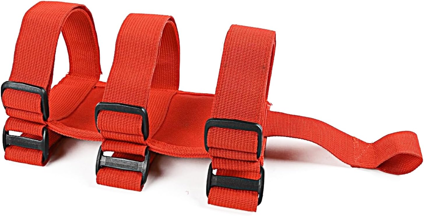 Voodonala Adjustable Roll Bar Fire Extinguisher Mount Holder 3 lb for Jeep Wrangler Unlimited CJ YJ LJ TJ JK JKU JL JLU 4XE,Red