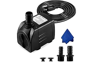 400GPH Submersible Outdoor Fountain Pump