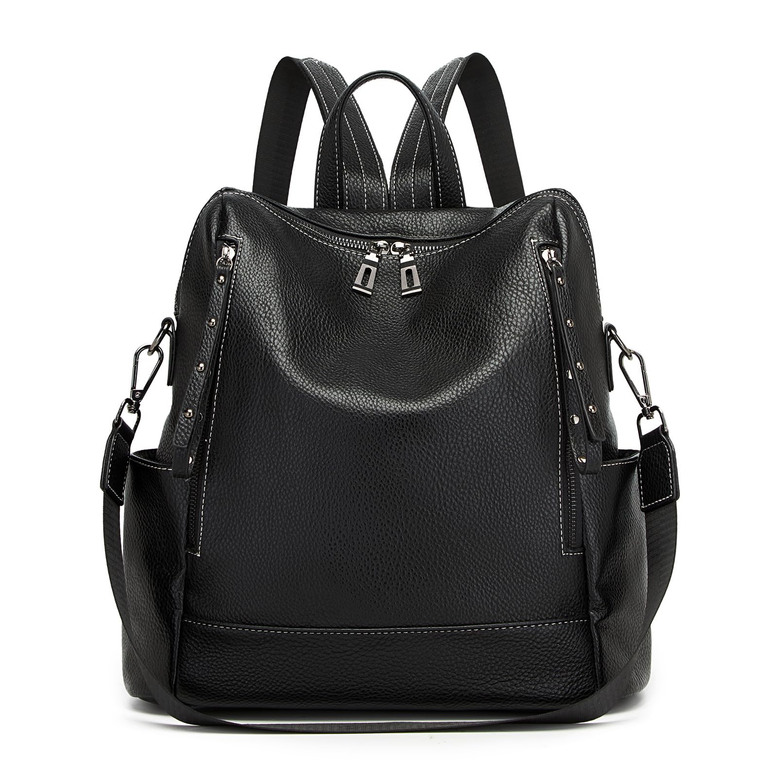 Miss Lulu Women's Backpack Fashion School Daypacks PU Anti-Theft