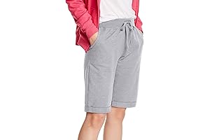 Time and Tru Women's French Terry Bermuda Short