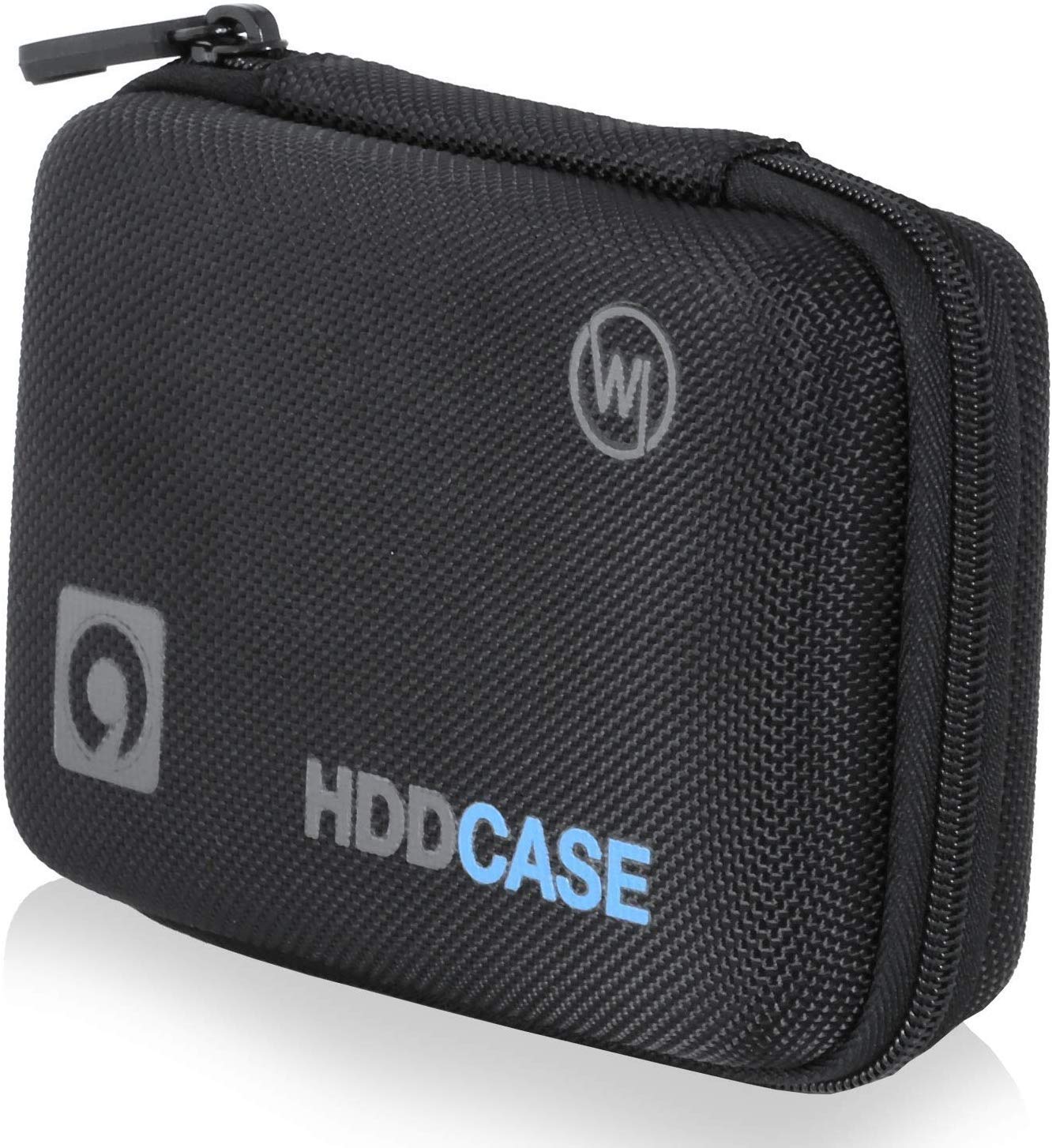 Wicked Chili - Custodia rigida AntiShock da 2,5'' per Hard-Disk esterno e SSD (max. 12,7 x 8,2 x 4 cm), incl. scomparto per cavo