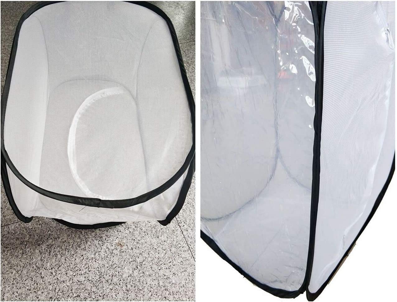 Amazon | Reekey 40x40x60cm 昆虫ケージ 通気性 ネット 繁殖