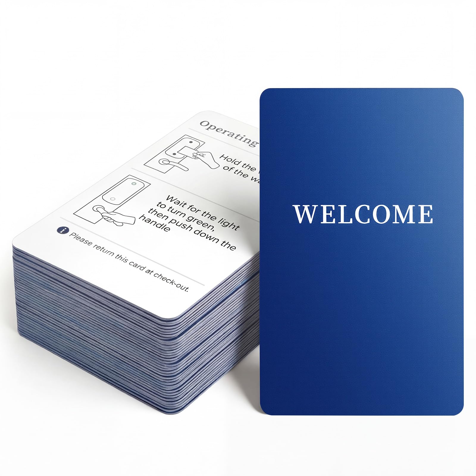 Sabary 200 Pack Hotel RFID Key Card 13.56mhz NFC PVC Access Cards Iso14443-a Rewritable Smart Keycards Compatible with Saflok, Kaba, Onity, Miwa, Securelox and Miwa Hotel Locks